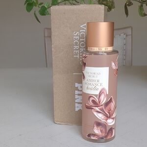 New Victoria Secret Amber Romance brulee Fragrance Mist 8.4 FL OZ